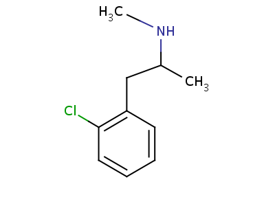 p-氨基甲基苯丙胺结构式,1199-85-5结构式