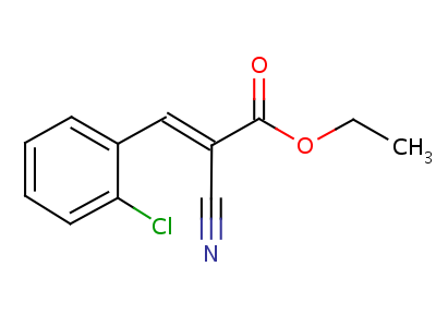 3-(2-氯苯基)-2-氰基-2-丙酸乙酯结构式,14561-93-4结构式