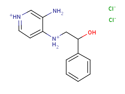 2-[(3-氨基吡啶-4-基)氨基]-1-苯基-乙醇结构式,18527-73-6结构式