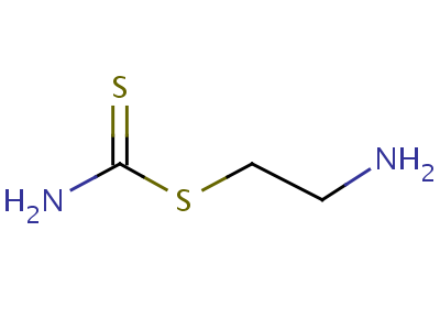 (2-氨基乙基)二硫代氨基甲酸结构式,20950-84-9结构式