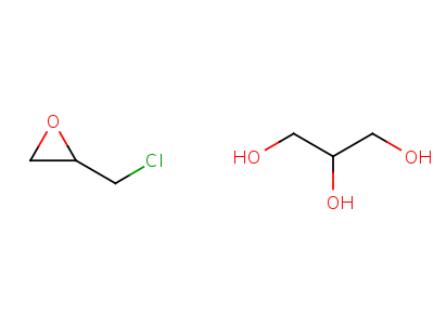 1,2,3-丙三醇缩水甘油醚结构式,25038-04-4结构式