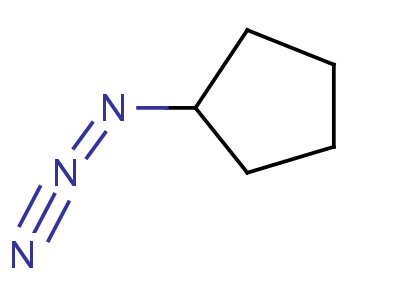 叠氮基环戊烷结构式,33670-50-7结构式