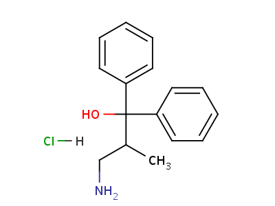 3-氨基-2-甲基-1,1-二苯基-丙烷-1-醇结构式,33887-05-7结构式