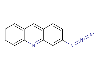 3-叠氮基吖啶结构式,34947-28-9结构式