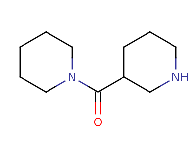 1-(哌啶-3-基羰基)哌啶盐酸盐结构式,40576-21-4结构式