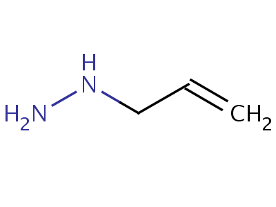 烯丙基肼盐酸盐结构式,52207-83-7结构式