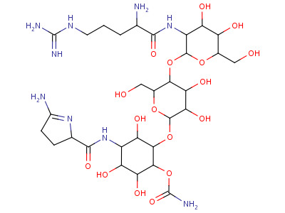 抗生素 BM 123a结构式,52932-62-4结构式