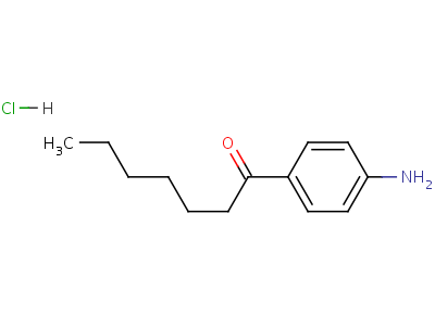 4-氨基苯庚酮结构式,53033-83-3结构式
