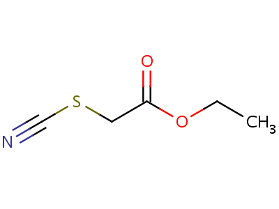 2-硫代氰酰基-乙酸乙酯结构式,5349-28-0结构式
