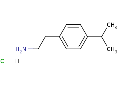 4-Isopropylphenethylamine hydrochloride Structure,61035-87-8Structure