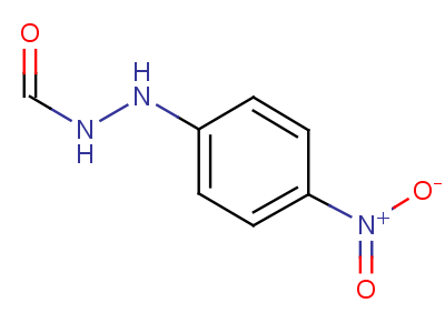 2-(P-硝基苯基)肼 甲酸结构式,6632-39-9结构式