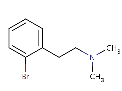 N,n-dimethyl-2-bromophenylethylamine Structure,7438-76-8Structure