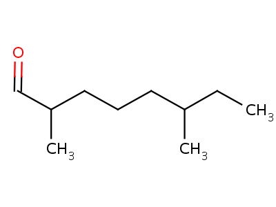 2,6-二甲基辛醛结构式,7779-07-9结构式