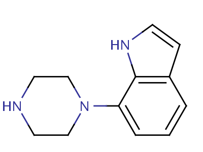 7-(哌嗪-1-基)-1H-吲哚结构式,84807-10-3结构式