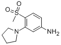 3-吡咯烷-1-基-4-(甲基磺酰基)苯胺结构式_1000018-40-5结构式