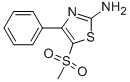 2-氨基-5-(甲基磺酰基)-4-苯基-1,3-噻唑结构式_1000018-51-8结构式