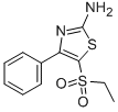 2-氨基-5-(乙基磺酰基)-4-苯基-1,3-噻唑结构式_1000018-52-9结构式