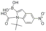 1H-Indole-1-carboxylic acid, 2-borono-5-nitro-, 1-(1,1-dimethylethyl)ester Structure,1000068-67-6Structure