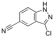 3-氯-1H-吲唑-5-甲腈结构式_1000341-16-1结构式
