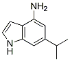 4-氨基-6-异丙基吲哚结构式_1000343-80-5结构式