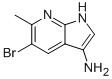 3-氨基-5-溴-6-甲基-7-氮杂吲哚结构式_1000343-87-2结构式