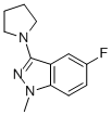 1H-Indazole, 5-fluoro-1-methyl-3-(1-pyrrolidinyl)- Structure,1000380-52-8Structure