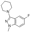 1H-Indazole, 5-fluoro-1-methyl-3-(1-piperidinyl)- Structure,1000380-54-0Structure