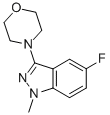 1H-Indazole, 5-fluoro-1-methyl-3-(4-morpholinyl)- Structure,1000380-59-5Structure