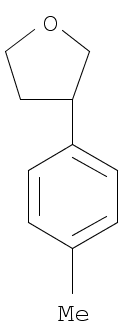 3-对甲苯-四氢呋喃结构式_100058-36-4结构式