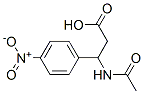 3-乙酰氨基-3-(4-硝基苯基)丙酸结构式_100061-23-2结构式