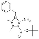 2-氨基-1-苄基-4,5-二甲基-1H-吡咯-3-羧酸叔丁酯结构式_100066-79-3结构式