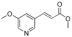 3-(5-甲氧基吡啶-3-基)丙烯酸甲酯结构式_1000896-01-4结构式
