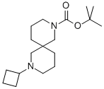 8-环丁基-2,8-二氮杂螺[4.5]癸烷-2-羧酸 1,1-二甲基乙酯结构式_1001054-52-9结构式