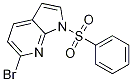 6-溴-1-(苯磺酰基)-1H-吡咯并[2,3-b]吡啶结构式_1001070-23-0结构式