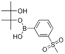 4,4,5,5-四甲基-2-[3-(甲基磺酰基)苯基]-1,3,2-二噁硼烷结构式_1001185-88-1结构式