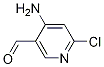 4-氨基-6-氯-3-吡啶甲醛结构式_1001756-21-3结构式