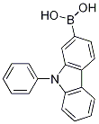 (9-苯基-9H-咔唑-2-基)硼酸结构式_1001911-63-2结构式