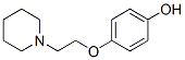 4-(2-(1-哌啶)乙氧基)苯酚结构式_100238-42-4结构式