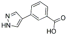 3-(1H-Pyrazol-4-yl)benzoic Acid Structure,1002535-21-8Structure