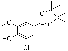 3-Chloro-4-hydroxy-5-methoxyphenylboronic acid, pinacol ester Structure,1003298-84-7Structure