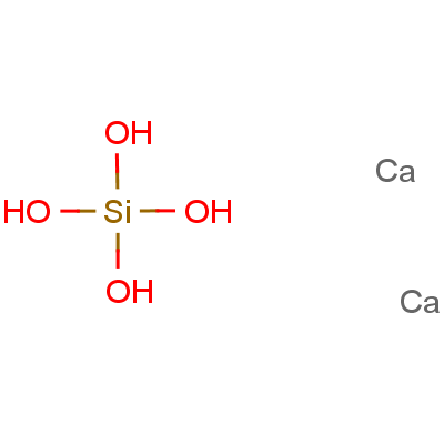 硅酸二钙结构式_10034-77-2结构式