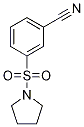 3-(吡咯烷-1-基磺酰基)苯甲腈结构式_1003740-90-6结构式