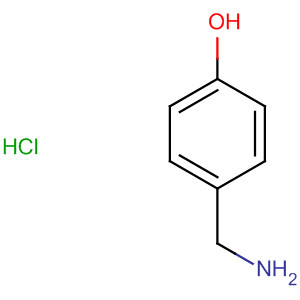 4-氨基甲基-苯酚盐酸盐结构式_1004-23-5结构式