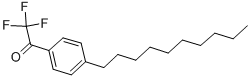 P-癸基-a,a,a-三氟苯乙酮结构式_100444-41-5结构式