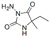 3-氨基-5-乙基-5-甲基咪唑烷-2,4-二酮结构式_1005-88-5结构式