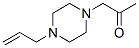 (9ci)-1-[4-(2-丙烯基)-1-哌嗪]-2-丙酮结构式_100500-91-2结构式