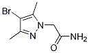 2-(4-溴-3,5-二甲基-1H-吡唑-1-基)乙酰胺结构式_1005668-21-2结构式