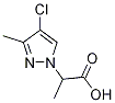 2-(4-氯-3-甲基-1H-吡唑-1-基)丙酸结构式_1005694-58-5结构式