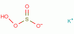 过氧化单硫酸钾盐结构式_10058-23-8结构式