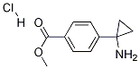 Benzoic acid, 4-(1-aminocyclopropyl)-, methyl ester Structure,1006037-03-1Structure